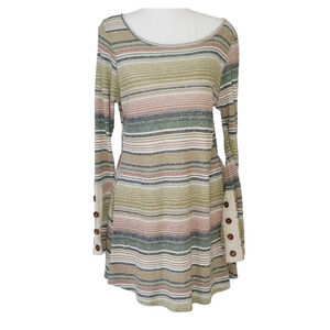 Hershe earth colors multicolored tunic. - Size 2XL